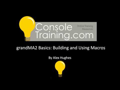 grandMA2 Basics: Getting started with Macros