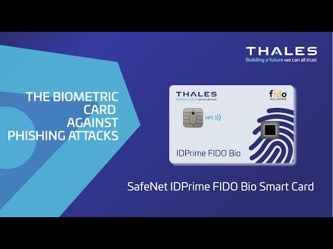 Authenticate Faster And Safer With The Biometric Security Card The SafeNet FIDO Bio Smart Card 