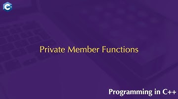 Private member functions