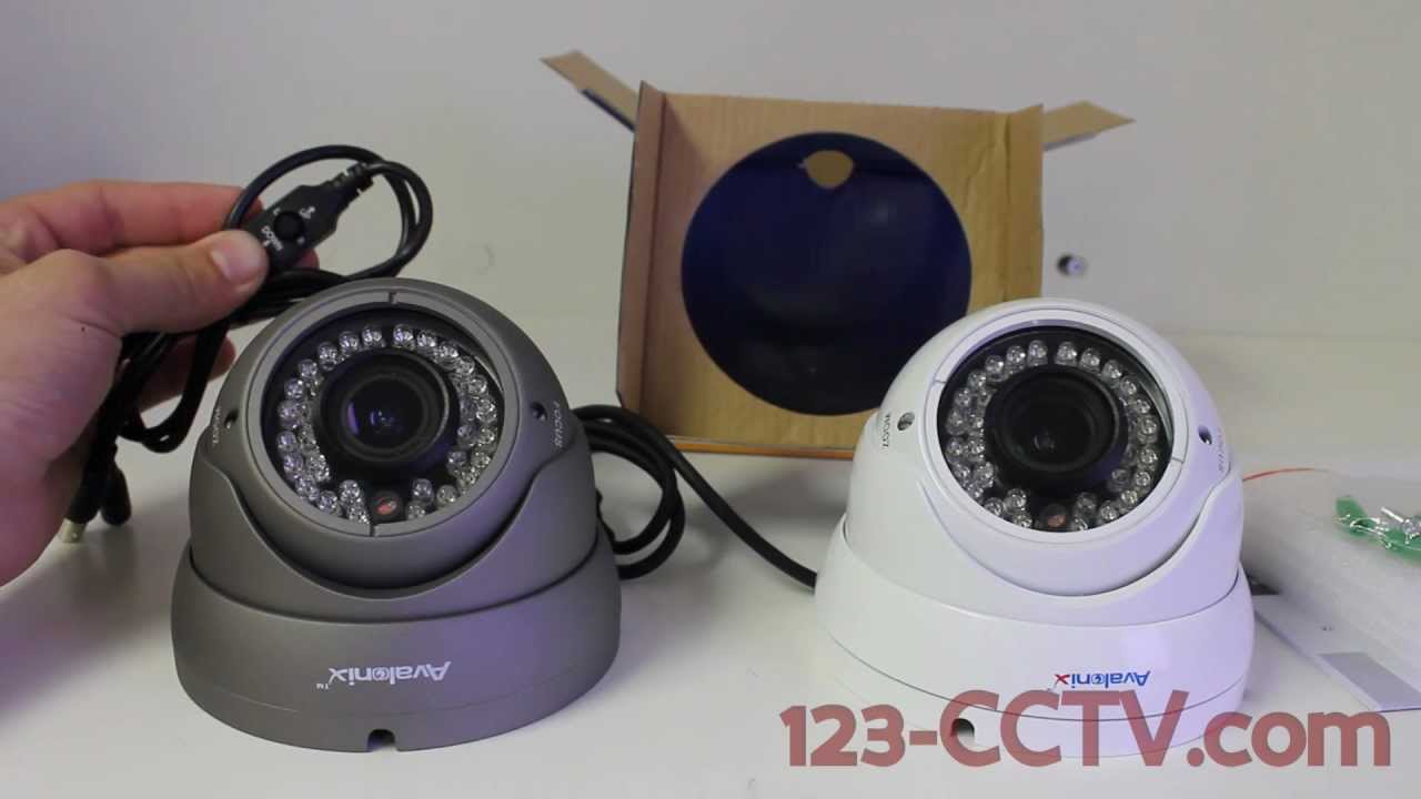 QVIS VAN-E37-V2W Vandal Dome CCTV Commercial Security Surveillance Camera IR LED 