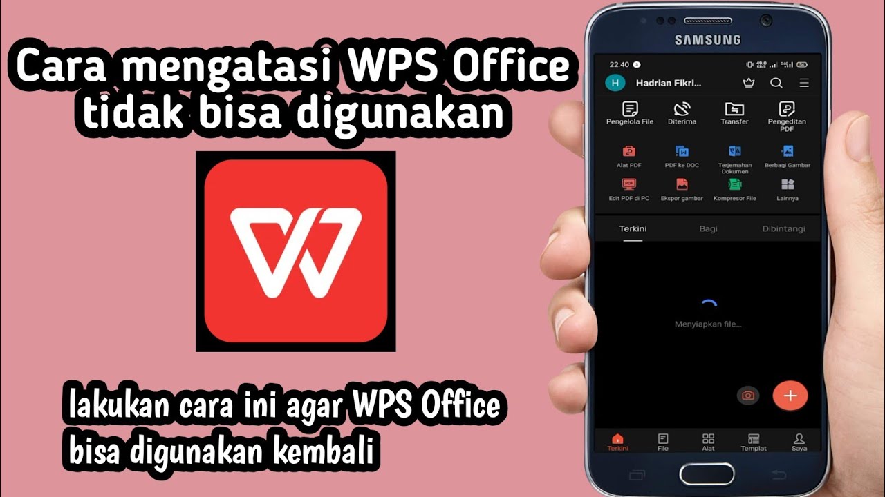 Cara mengatasi wps office tidak bisa dibuka wps office tidak bisa