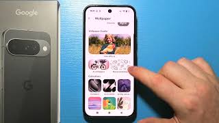 Google Pixel: كيفية تغيير خلفية الشاشة الرئيسية (Android 17) screenshot 2