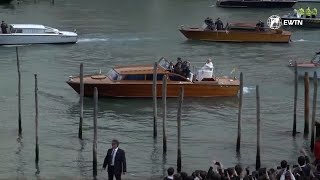 El Papa Francisco visitó Venecia