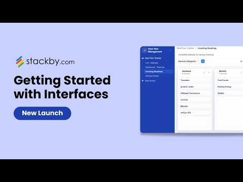 Introducing Stackby Interfaces — Build Business Apps on Top of Your Data