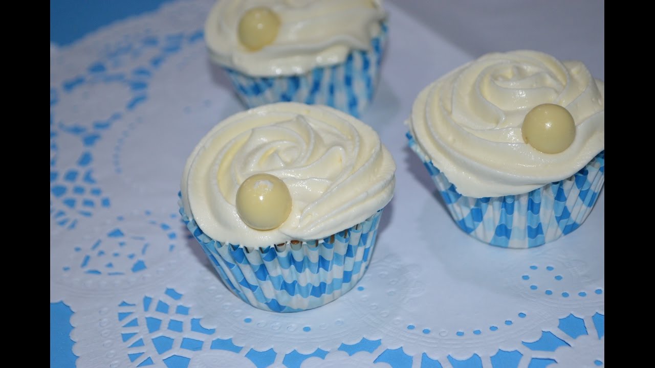 CUPCAKE DE CHOCOLATE BLANCO,Facil y Delicioso🤩WHITE CHOCOLATE CUPCAKE YouTube