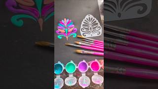 Art Therapy #mandalabrushes #mandalastencil #dotmandalaart #mandalapainting #arttools #arttherapy