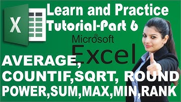 #47-MS Excel: How to use Excel (Lab Assignment-6)
