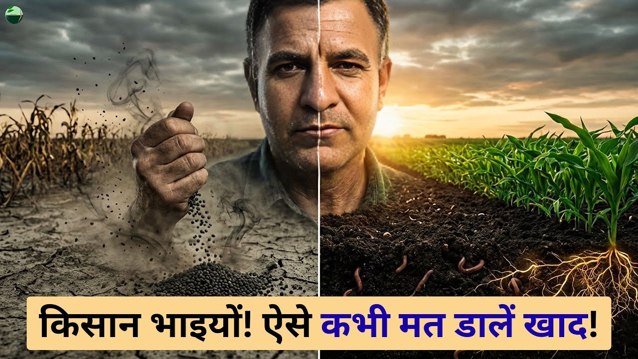 1580-Kisan karyashala: गलत तरिके से खाद देने से बचे😱 सही तरीका जाने | #rahuljawan l #chaupal