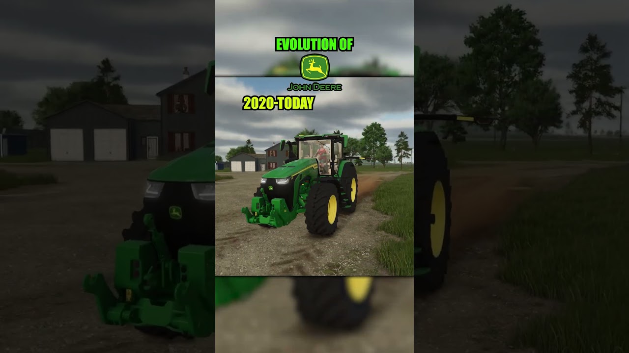 Хронология легендарных тракторов John Deere
