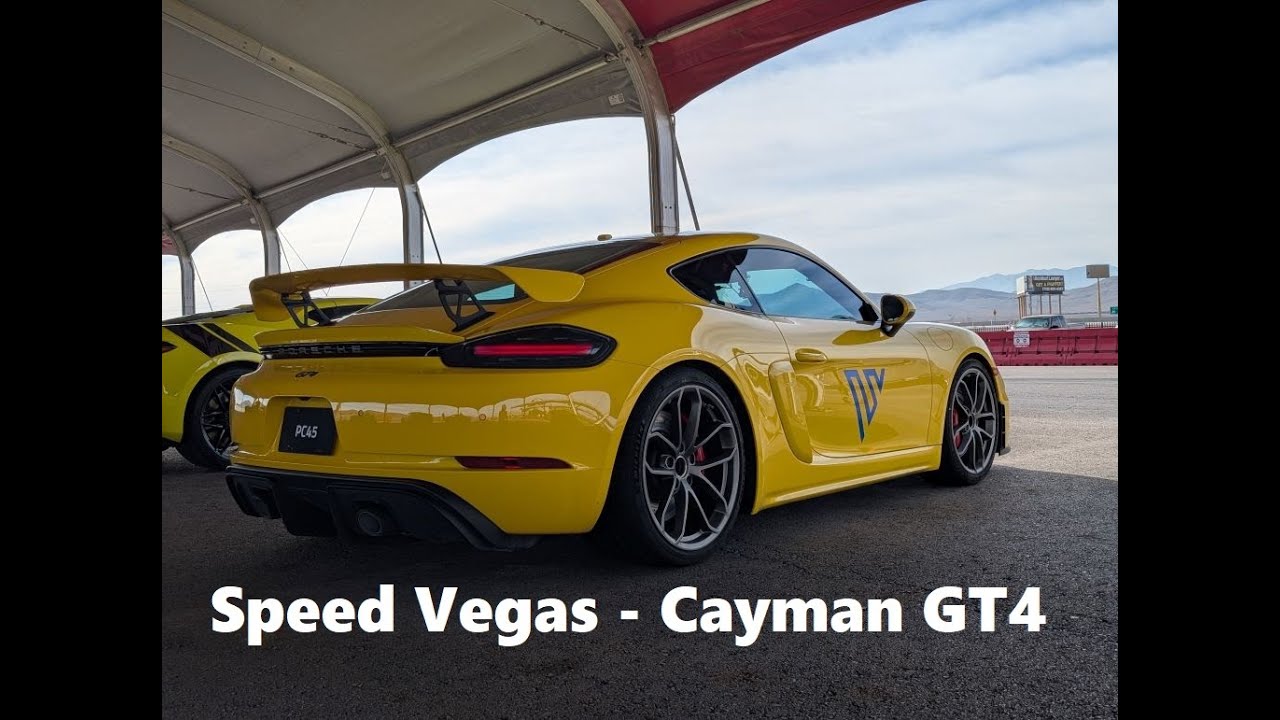 Exotics Racing Speed Vegas - 7 Laps in the Porsche Cayman GT4