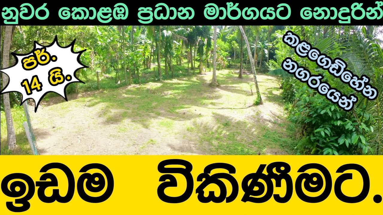 කළගෙඩිහේන නගරයට ආසන්නයේ විකිණීමට ඇති වටිනා ඉඩමක්🌱🌿
