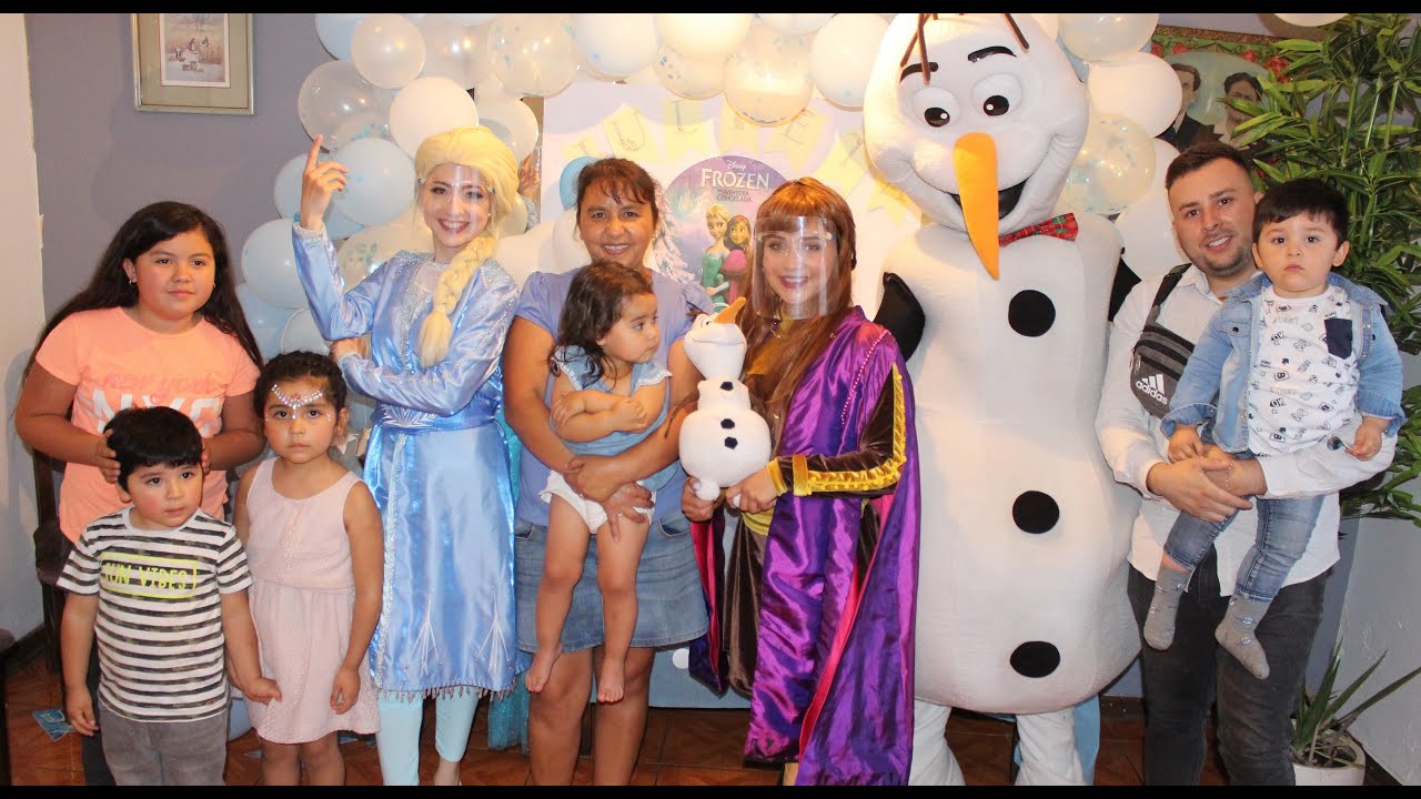 SHOW MUSICAL CUMPLEAÑOS FROZEN 1  FROZEN 2