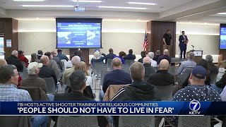 FBI hosts active shooter training for religious communitites