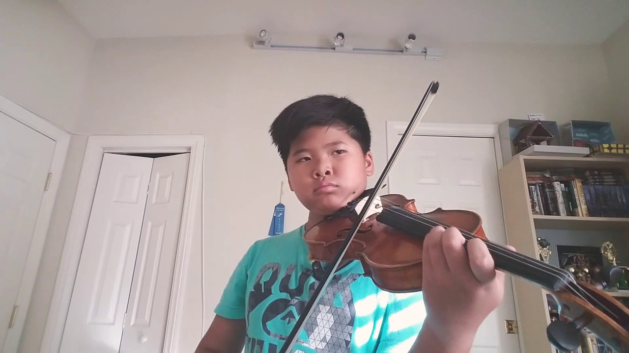 AdelaideKonzert for violin Part 1 YouTube
