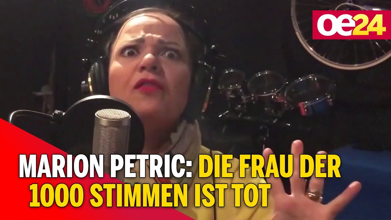 Marion Petric: Die Frau der 1000 Stimmen ist tot