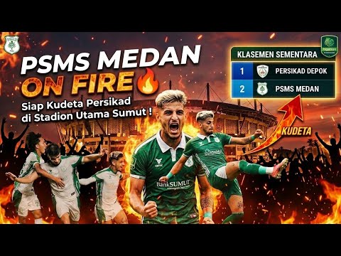 JAGATSLOT x aditoto - SIAP KUDETA PUNCAK KLASEMEN 🚨 Siverio Onfire 🔥 PSMS Medan Tebar Ancaman Nyata Untuk Persikad Depok❗