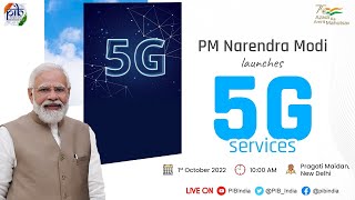 PM Narendra Modi launches 5G services