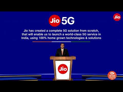 Shri Mukesh D. Ambani Announces a Road-map to Jio 5G