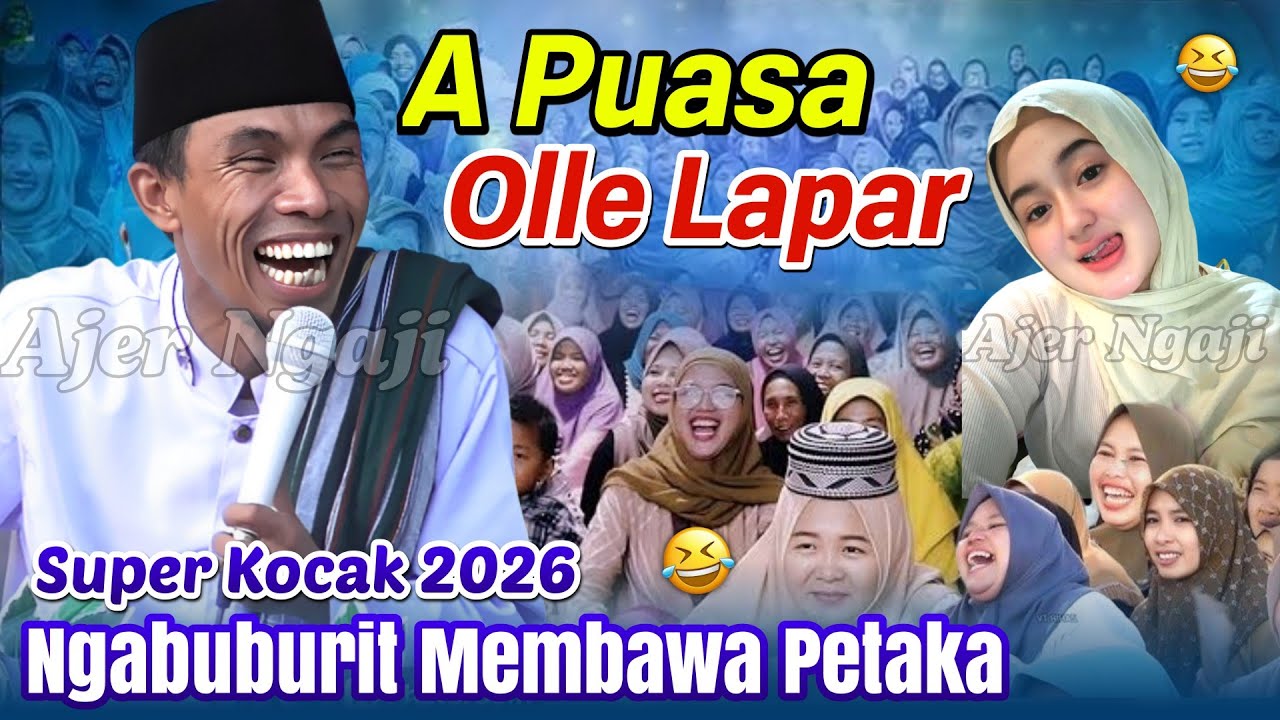 A Puasa Olle Lapar 😂 Ngabuburit Membatalkan Puasa‼️Ceramah Super Kocak KH KHOLIL YASIN Terbaru 2026