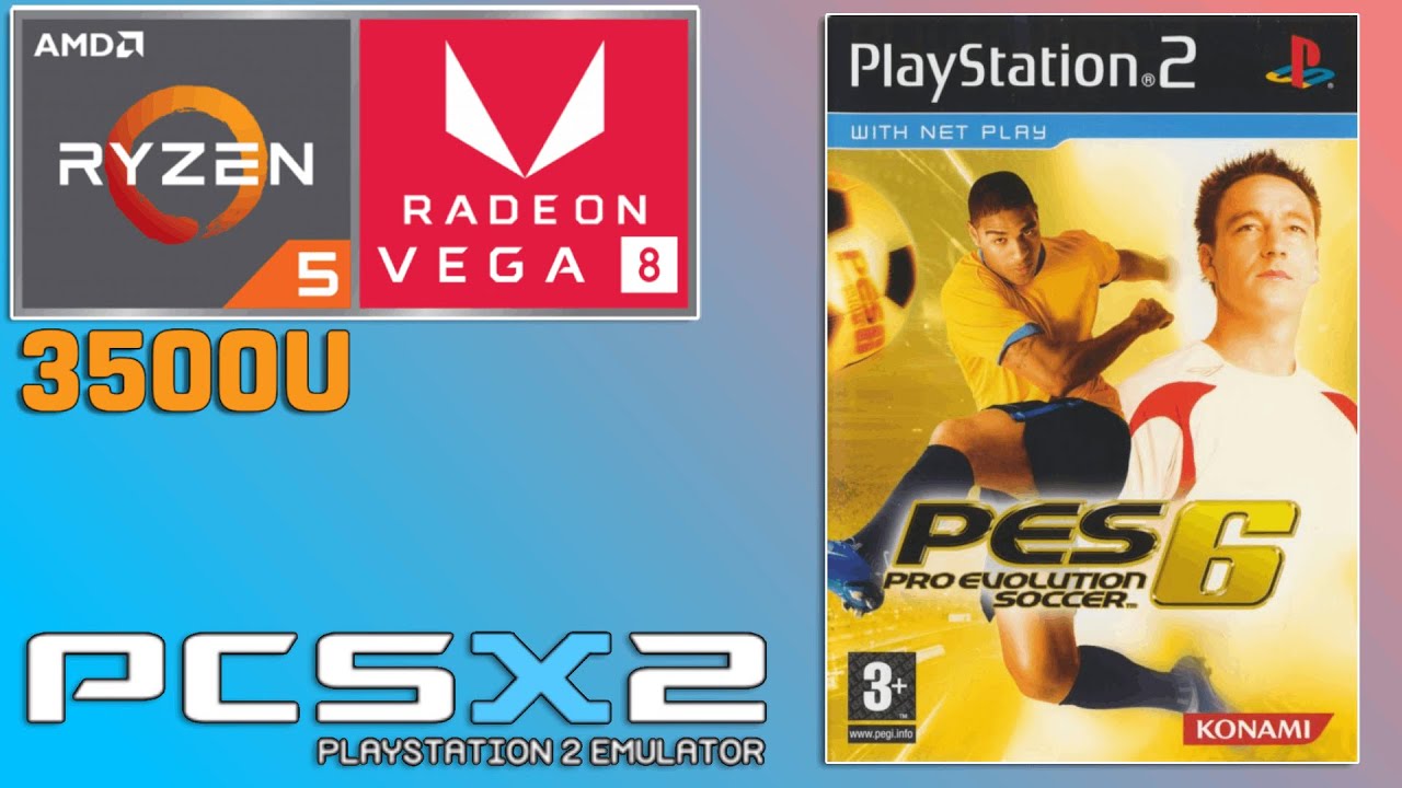 Pro Evolution Soccer 6 (PS2) - PCSX2 2.0 - Ryzen 5 3500U + VEGA 8