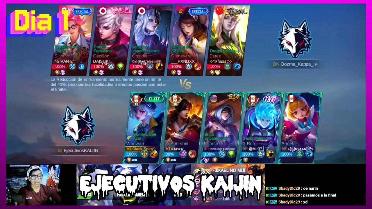 ✔️Ejecutivos Kaijin⚜️Dia 1- Versus de escuadrones  𝙆𝘼𝙀𝙇 𝙉𝙊 𝙈𝙄  
