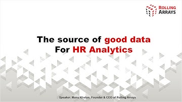 HR Analytics Data Sources | How to Get Quality HR Data for People Analytics