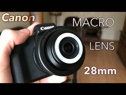 Первый взгляд Canon EF-M 28mm MACRO, обзор из коробки