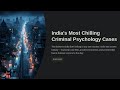 India S Darkest Criminal Psychology Cases Raman Raghav Stone Man More 