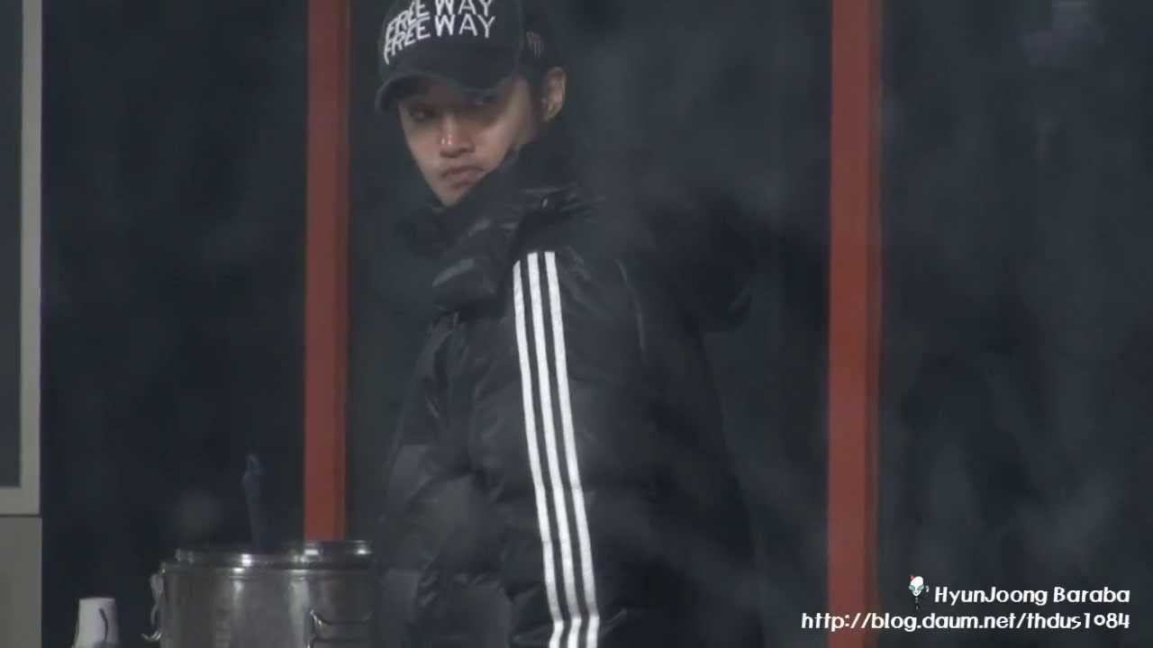 13 12 12 김현중 KimHyunJoong 감격시대 이천무대마당촬영