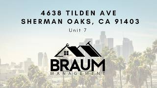 4638 TILDEN AVE, UNIT 7, SHERMAN OAKS, CA 91403