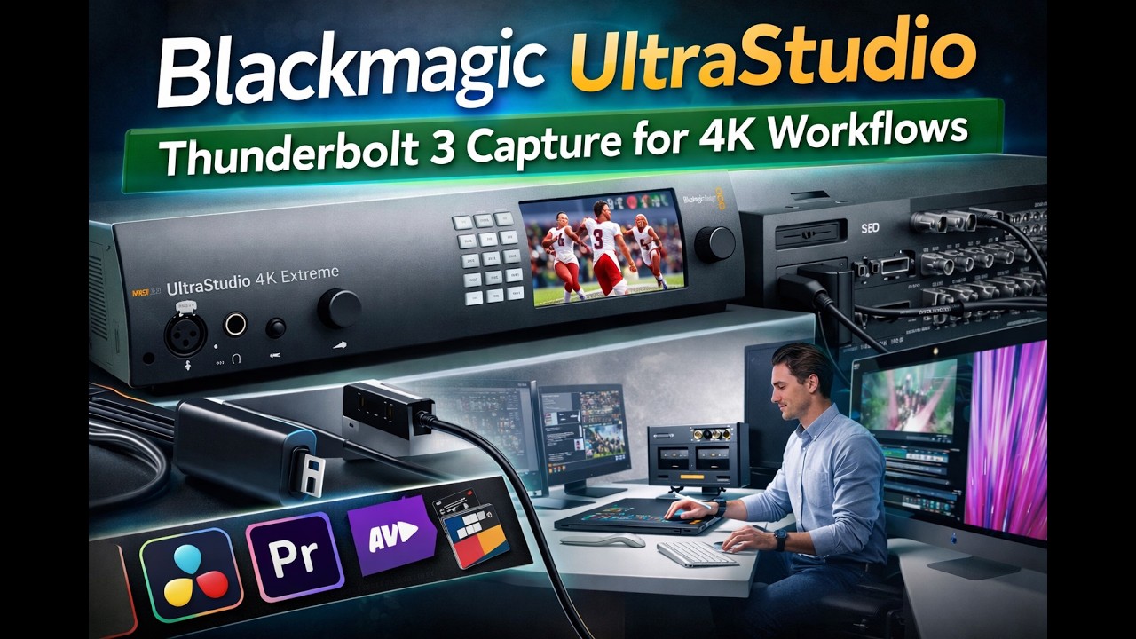 Blackmagic Design UltraStudio Review – Thunderbolt 3 Capture
