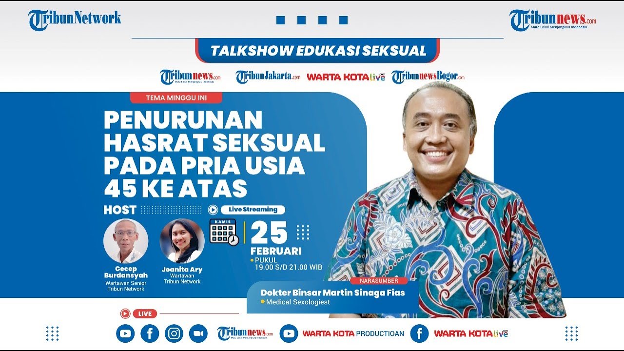 🔴 EDUKASI SEKSUAL: Penurunan Hasrat Seksual pada Pria Usia 45 ke Atas