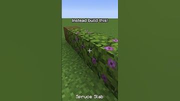 MINECRAFT BETTER FENCE #minecraft #shorts #viral #trending #minecraftbuilding #buildhacks