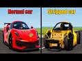 Stripped Car vs Normal Car - Beamng drive