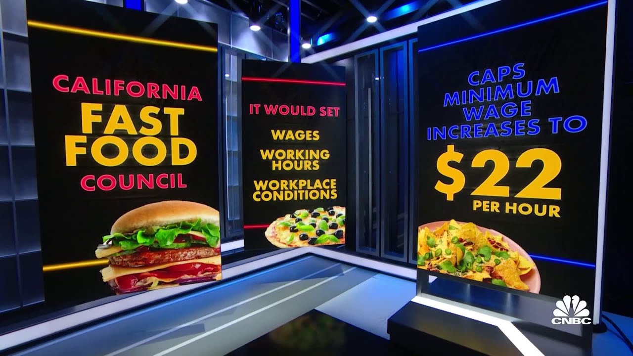 California passes landmark fast food workers bill YouTube