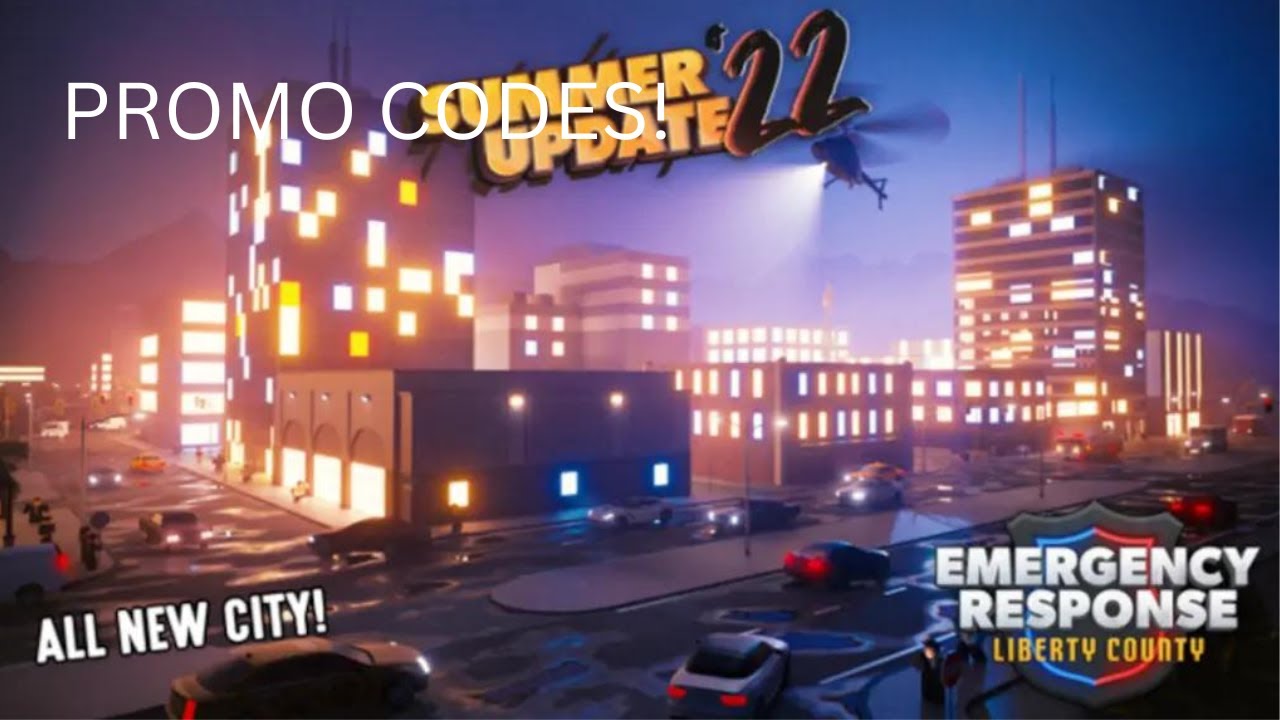 Emergency Responce liberty county promo codes! (ROBLOX) YouTube