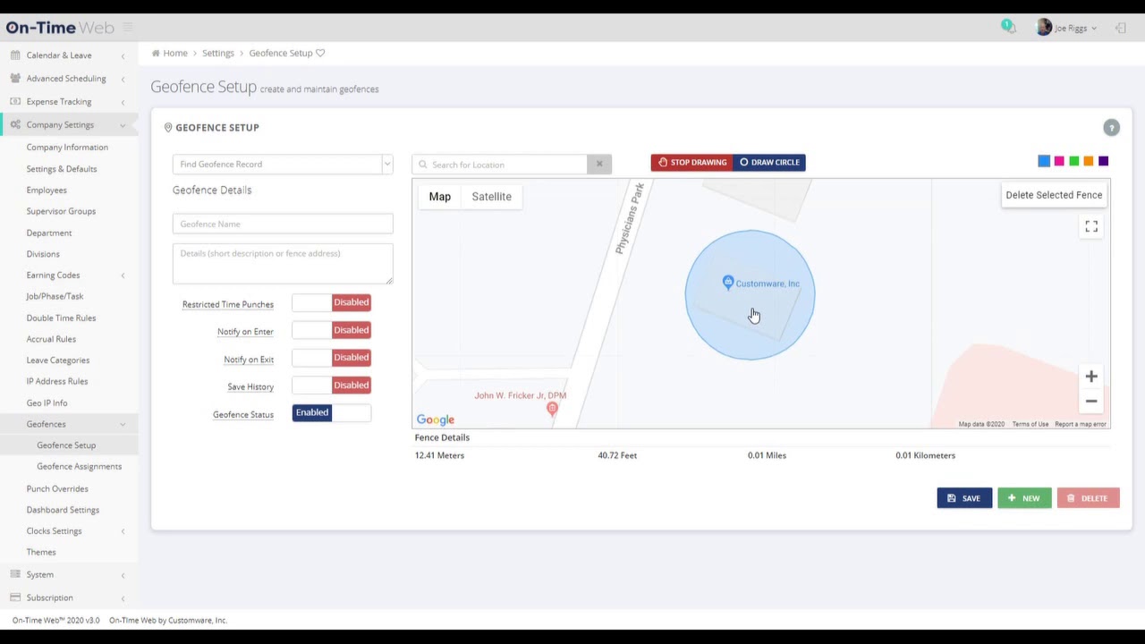 Setting Up Geo Fences - YouTube