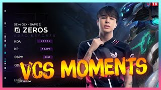 MAZƯƠNG THỨC TỈNH, ÔNG HOÀNG SOLO KILL TRỞ LẠI | ZEROS VCS MOMENTS