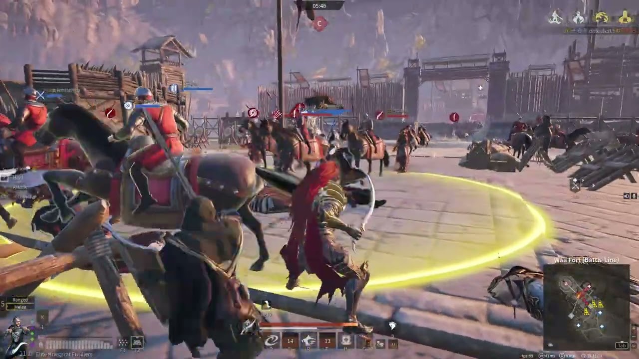 Siege Gampelay 19 Feb 2025. Men at arm and Kriegsrat