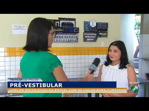 UFPI de Picos divulga edital com 50 vagas para cursinho pré-vestibular