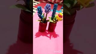Recycling craft | empty paint bottles | #trending #art #artscraft #recycledart #shortsviral