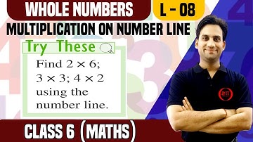 Try These pg.no.22 | Class 6 Maths Chap 2 | Whole Numbers 08 | Multiplication on the Number Line