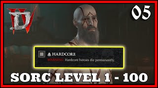 Diablo 4 Hardcore Road To 100 Sorcerer Playthrough Part 05