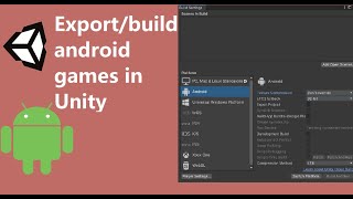 How To Export A Mobile Game in Unity (Android) screenshot 4