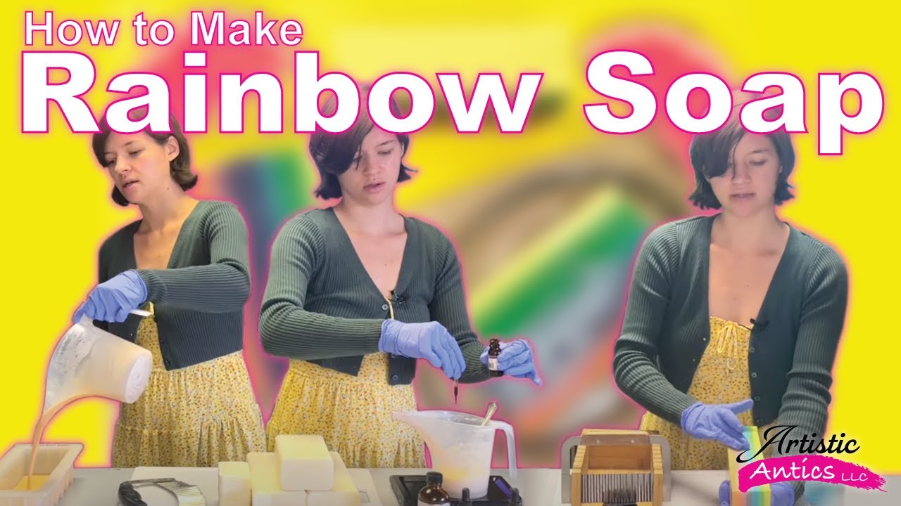 Как сделать радужное мыло «Растопи и залей» — идеальный рецепт для начинающих мыловаров