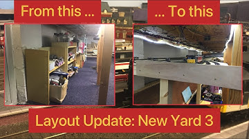 Davidson Parkway Model Railway: Layout Update; New Yard 3, Control Panel, Testing & New Arrival