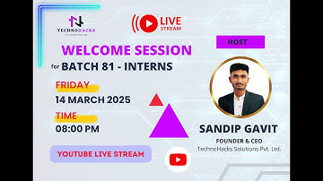 Welcome Session - Batch 81