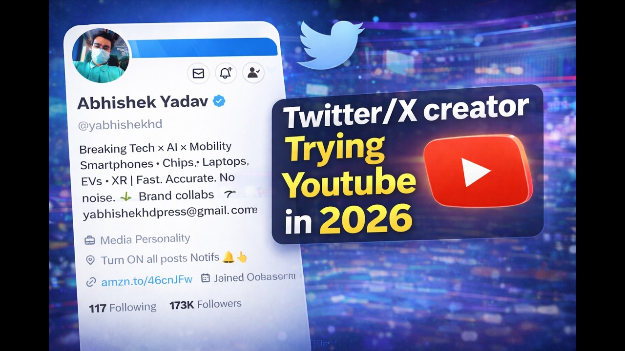 Вступительное видео Techie Tone | Создатель контента в Twitter/X, пробующий себя на YouTube в 202...