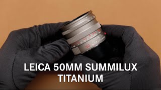 Featured Pre-Owned Product Leica Summilux-M 50Mm F1.4 V3 Pre-Asph In Anium Finish