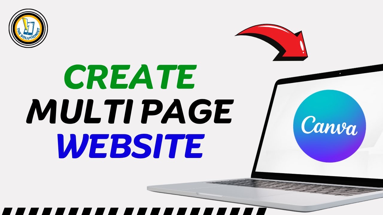 How To Create a Multi Page Canva Website - YouTube